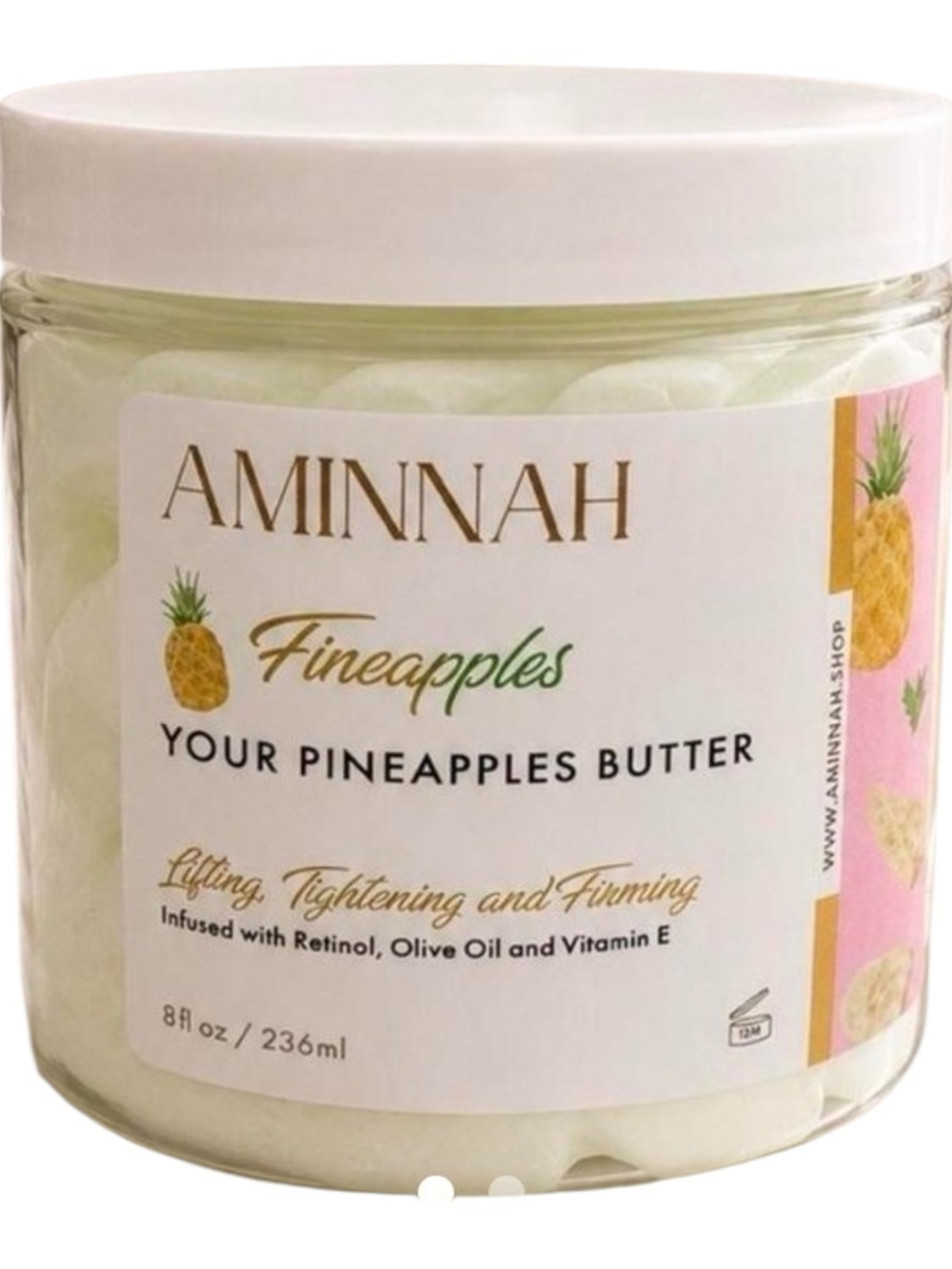 Aminnah NEW Fineapples Pineapple Body Butter - Cream